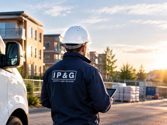 IP&G adviser reviewing a site set-up on a tablet